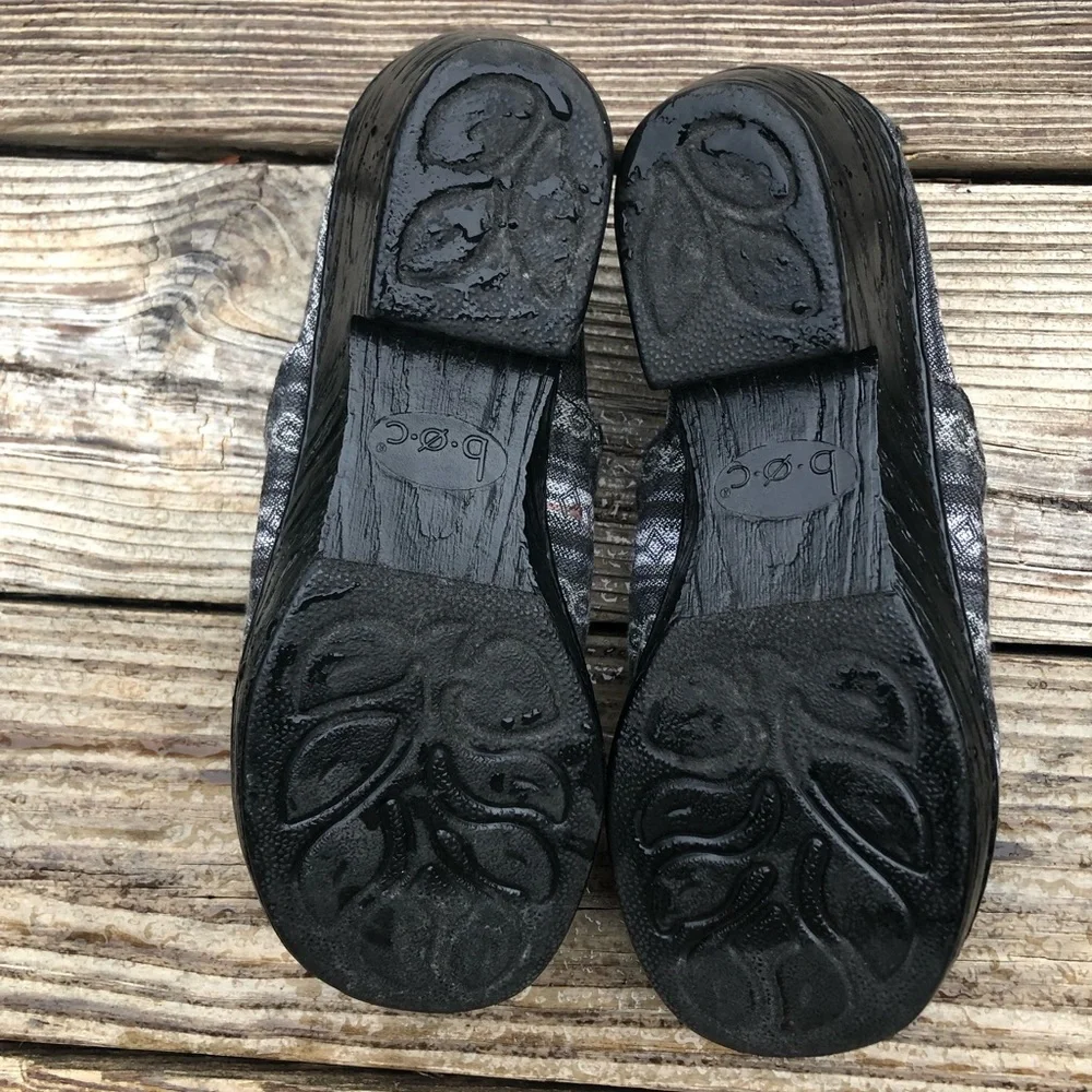 Gray Patterned Women's Shoes - Picture 8 of 9